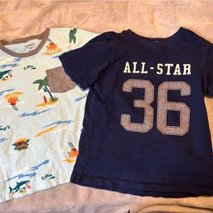 Carters bundle 2 shirts size 4/4t